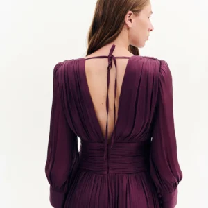 Forel – Φόρεμα satin αμπιγιέ Total Look 2