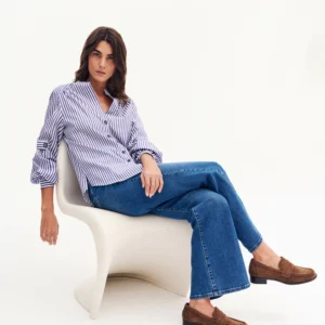 Forel – Πουκάμισο ριγέ Case Study Total Look 2