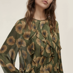 Emme by Marella – Πράσινο πουκάμισο με σούρες Total Look 2