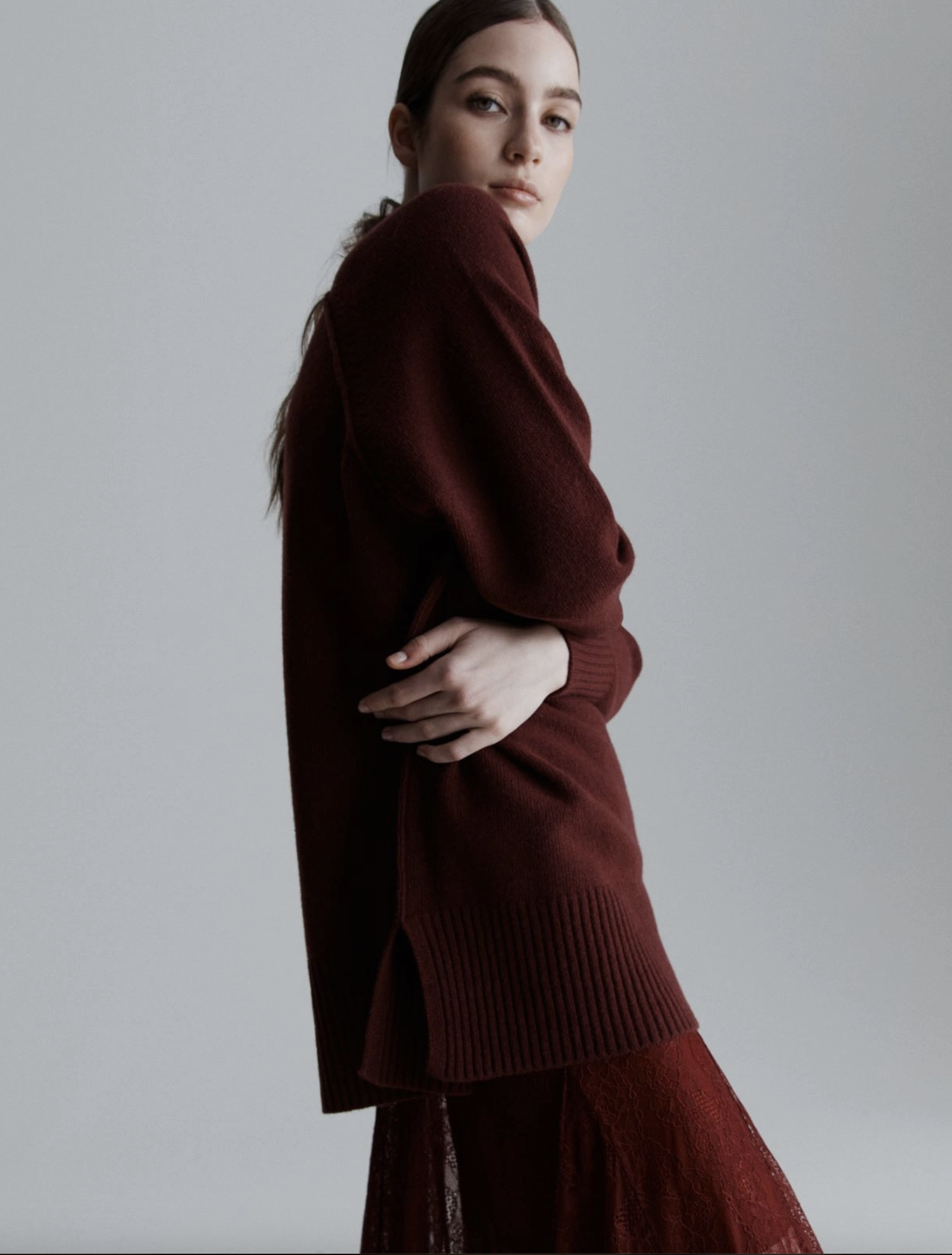 Marella – Πουλόβερ με ψηλό λαιμό – Μπορντώ Marella – Πουλόβερ με ψηλό λαιμό – Μπορντώ Total Look 4