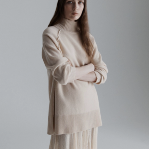 Marella – Πουλόβερ με ψηλό λαιμό – Εκρού Total Look