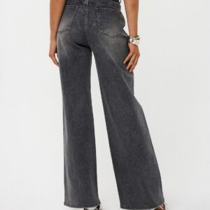 Esqualo – Τζην παντελόνα σε φαρδειά γραμμή 3 w25.12709 040 7 1 - Antoninas