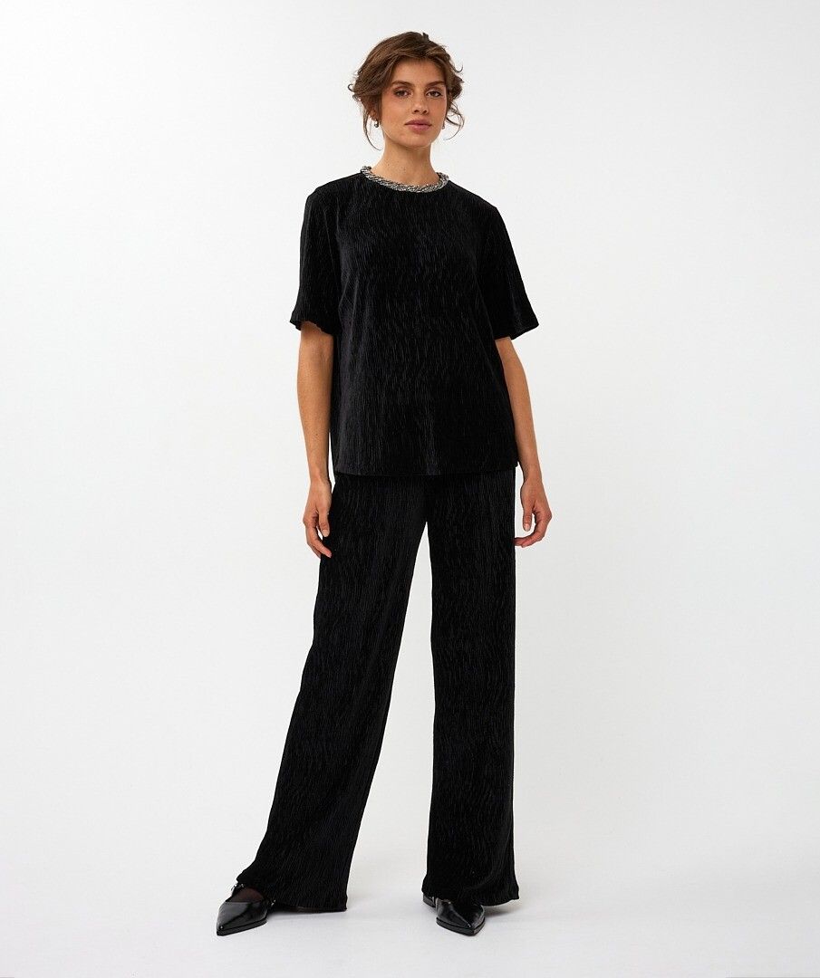 Esqualo – Βελούδινο σετ μπλούζα και παντελόνα Esqualo – Βελούδινο σετ μπλούζα και παντελόνα Total Look 2