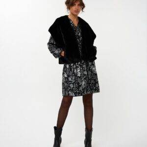 Esqualo – Γιλέκο συνθετική γούνα Total Look